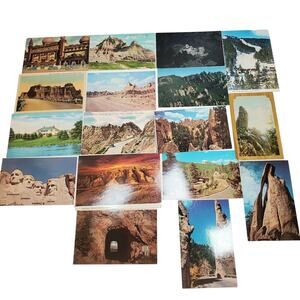 17 South Dakota Postcards Vintage Lot Variety Ephemera Lot